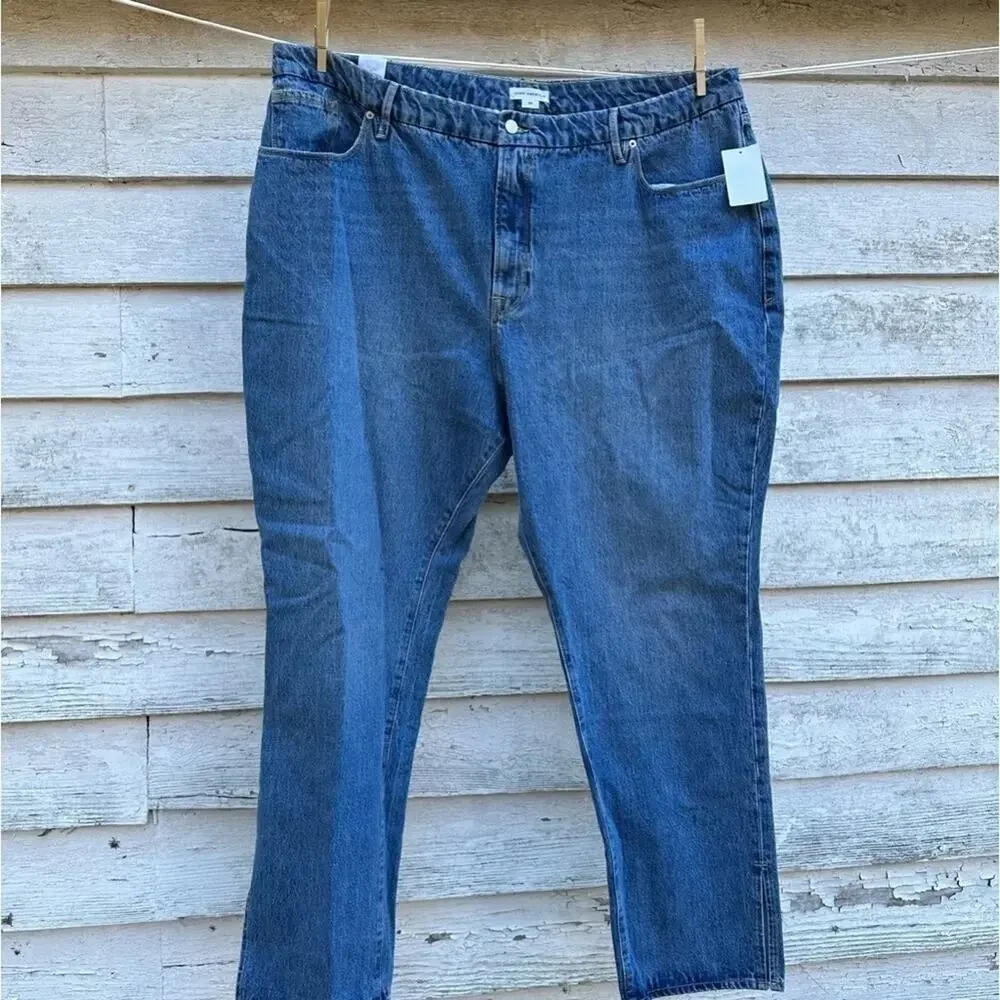 Good American  CURVY JEAN WITH FLAT TUMMY TECH AND A GAP-PROOF WAISTBAND PLUS SZ